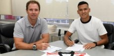 El correntino Andrés Herrera firmó su contrato River Plate