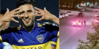 El jugador de Boca Eduardo Salvio atropelló a su ex mujer y es buscado por la Policía