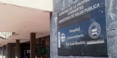 Corrientes: hallaron un feto en el baño de un hospital