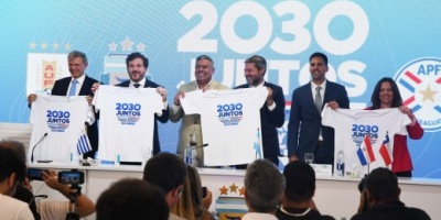 Argentina, Uruguay, Paraguay y Chile, juntos por "el sueño" de ser sede del Mundial 2030