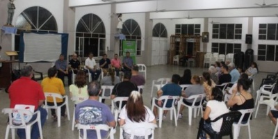 Reunión de Seguridad Vecinal en el barrio Santa María
