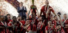 Milan se coronó campeón tras golear al Sassuolo